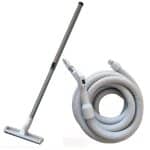 Plastiflex slange med lett teleskoprør i aluminium, og parkettmunnstykke med hjul - Pakketilbud
